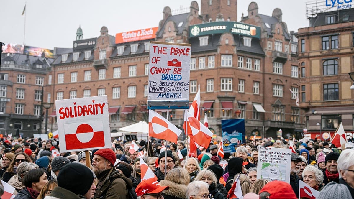 Danemark : Mobilisation massive contre l'impérialisme américain