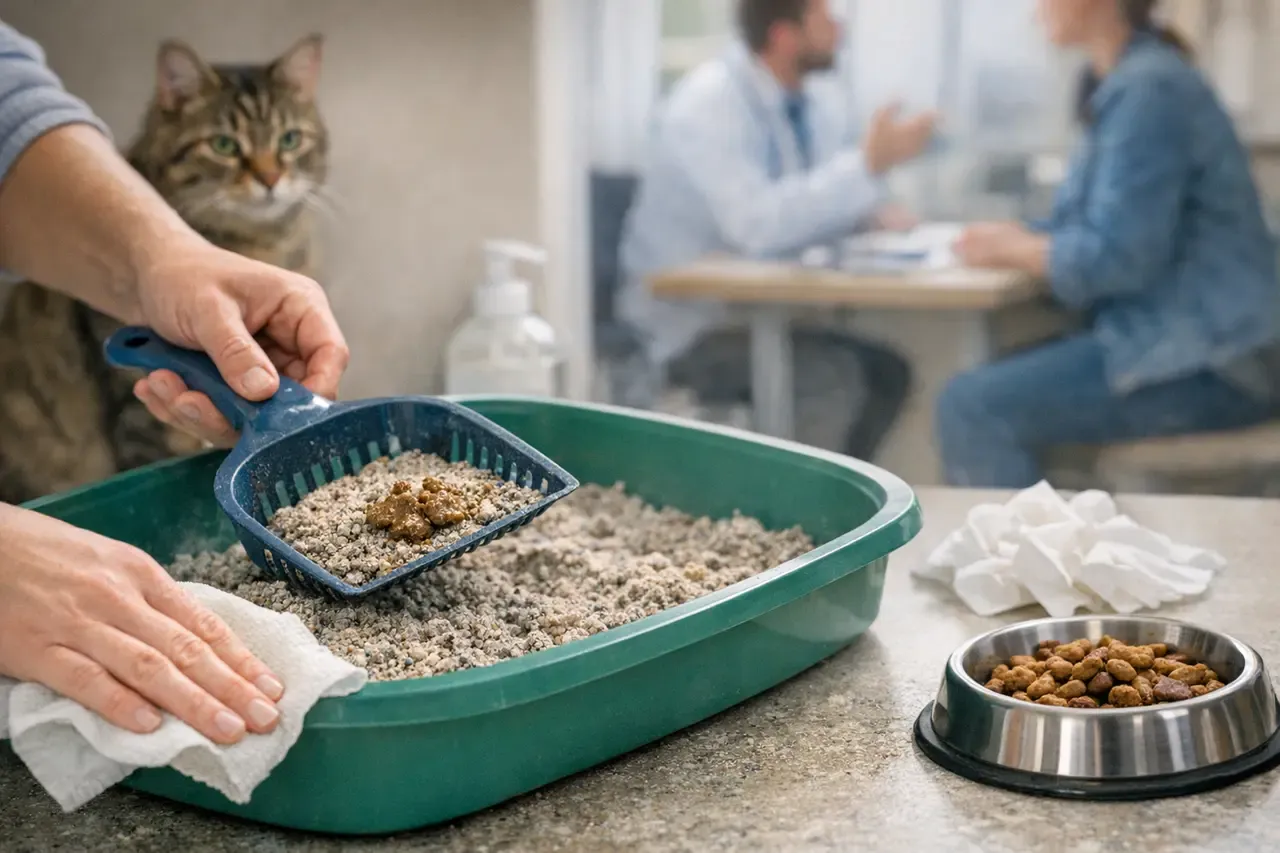 Giardia chez le chat : ce parasite caché dans la litière qui inquiète